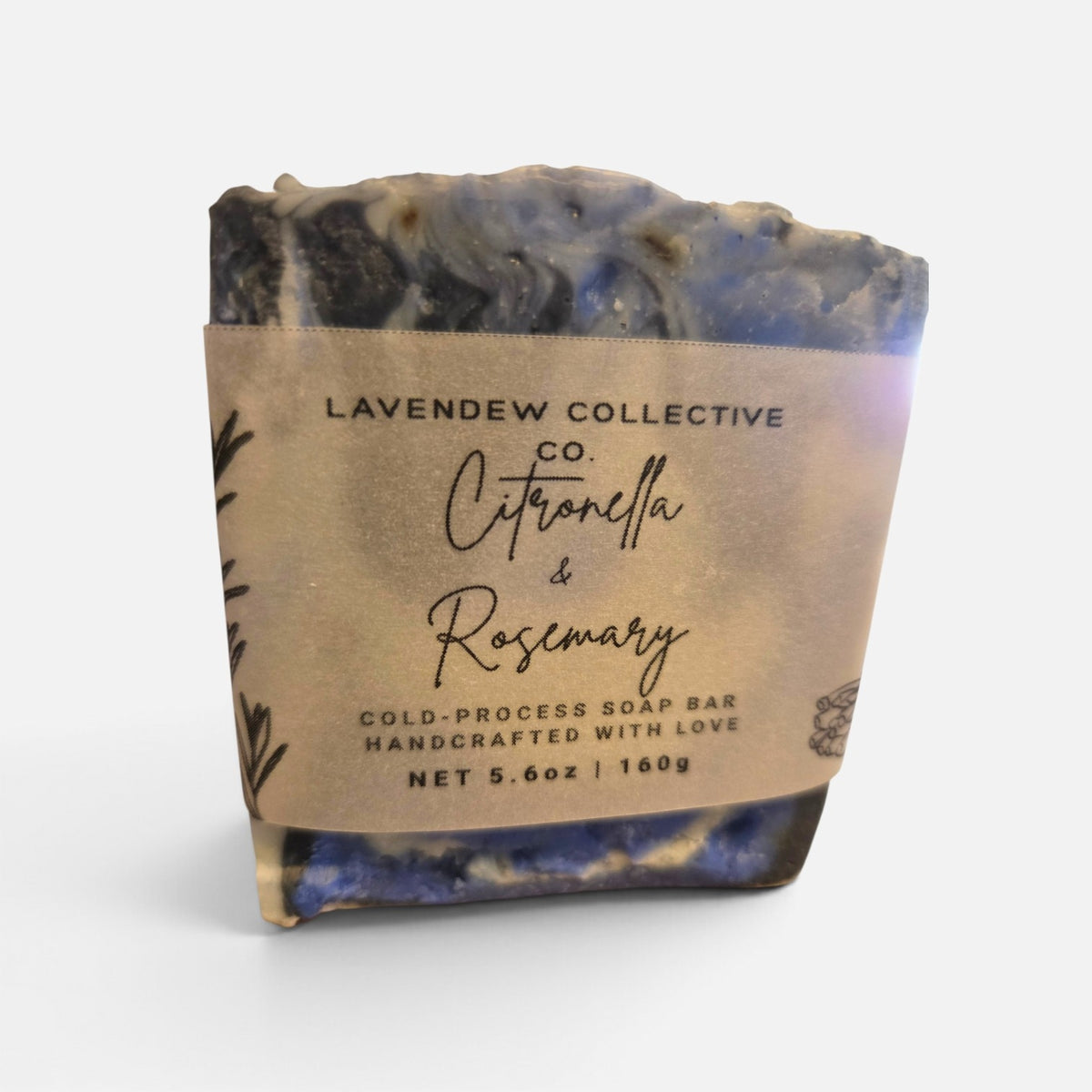 Citronella & Rosemary | Cold Processed Soap Bar