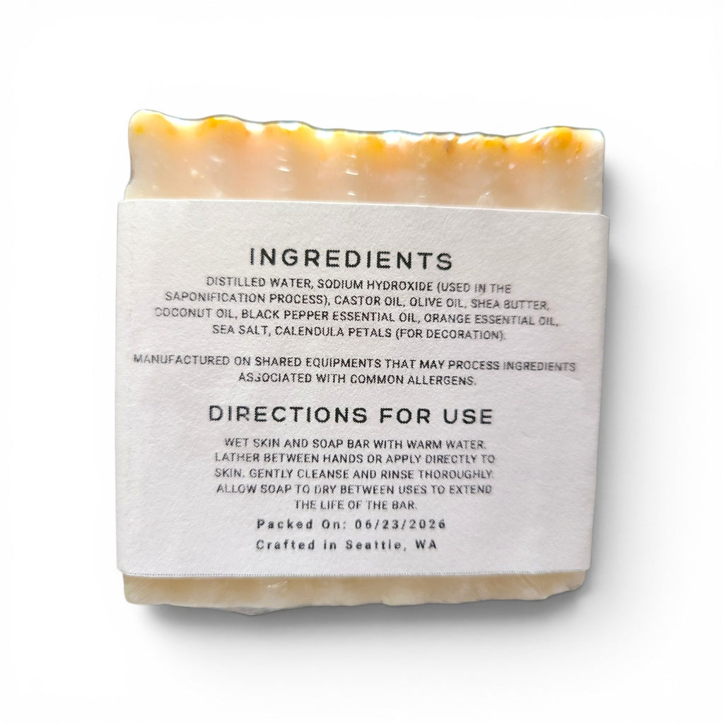 Spiced Orange |Cold Processed Soap Bar