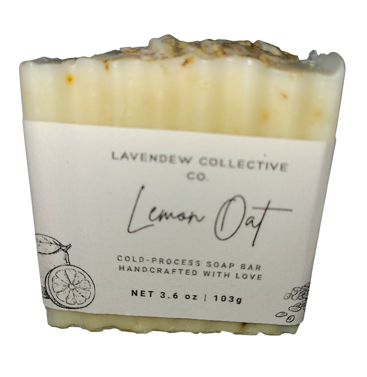 Lemon Oat | Cold Processed Soap Bar