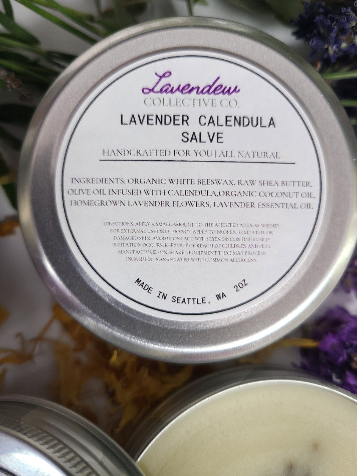 Lavender Calendula Salve, 2oz